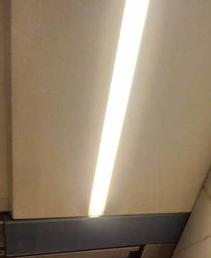 Modern kitchen cabinet lighting and recessed ceiling downlights in KL
